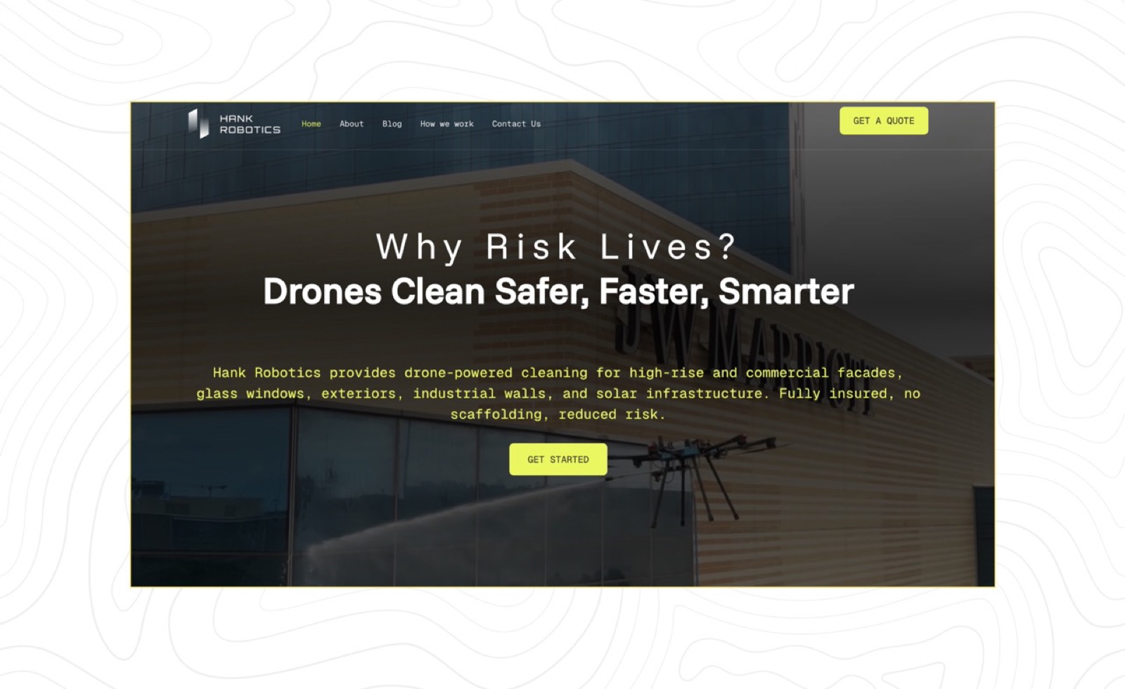Hank Robotics website screenshot