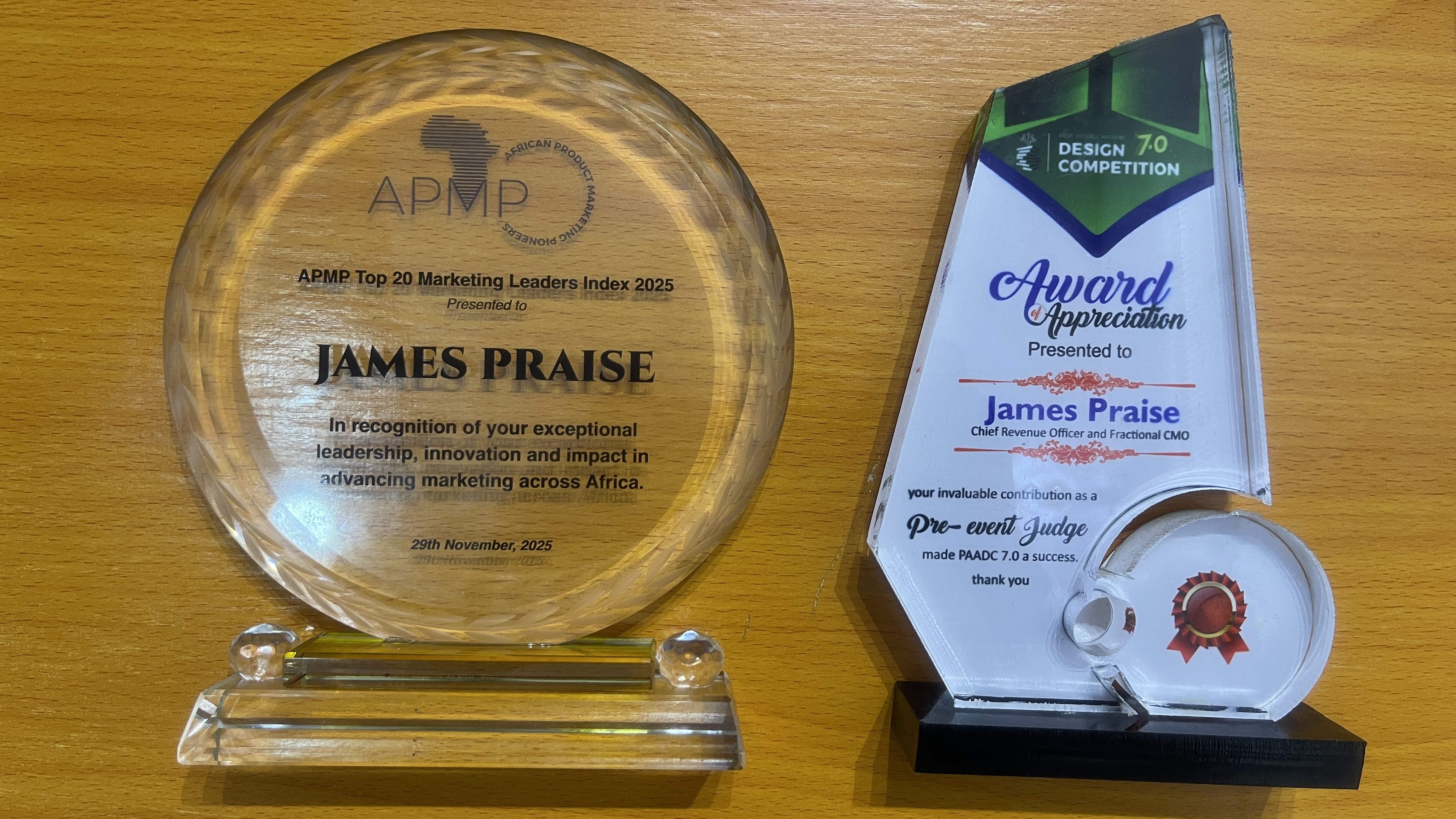APMP Top 20 Marketing Leaders award